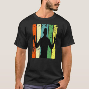 Boxen Vintage Retro Abgenutzt Für Boxer Und Faust T-Shirt
