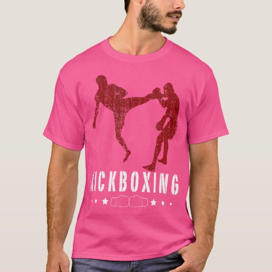 Boxen von Kickboxing-Kampfkünsten Kickboxing T-Shirt (Vorderseite)
