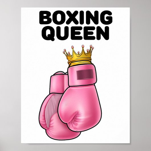 Boxen von Königinnen Frauen Boxermädchen Boxen 1 Poster (Vorne)