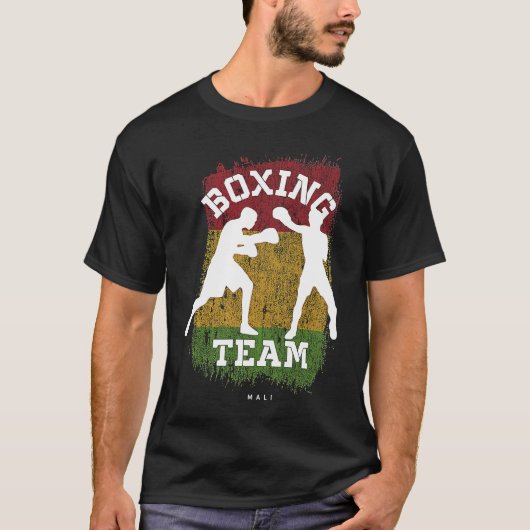 Boxen von Mali Combat Sport Fighting T-Shirt (Vorderseite)