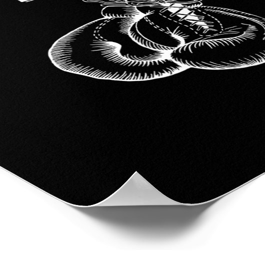 Boxen, wenn er stirbt poster (Ecke)