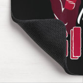 Boxen wie ein Mädchen Damen Lustiges Boxgeschenk f Mousepad (Ecke)
