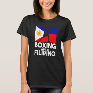 Boxen wie philippinische Flagge Boxpino T-Shirt