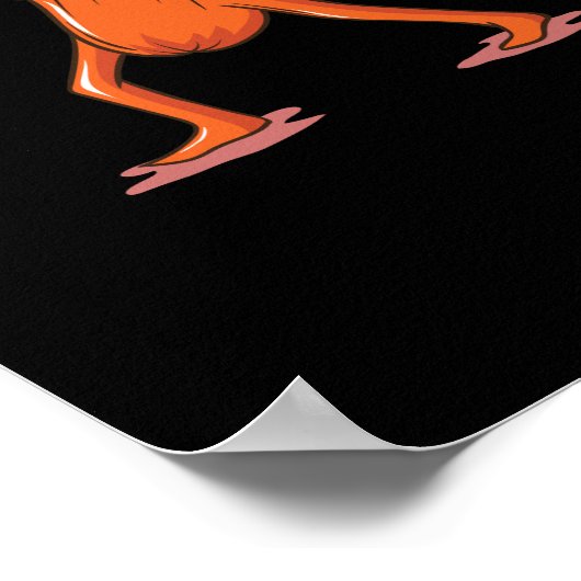 boxende Wurst kämpft in der MIXED MARTIAL ARTS Poster (Ecke)