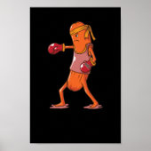 boxende Wurst kämpft in der MIXED MARTIAL ARTS Poster (Vorne)
