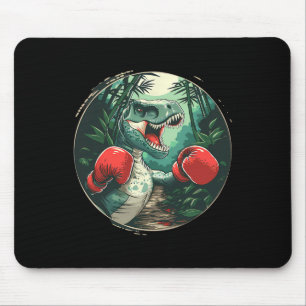 Boxender Dinosaur Boxer Dino Kickboxen T-Rex Boxen Mousepad