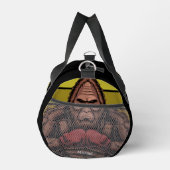 Boxender Gorilla großer Fuß Retro-Name oder eigene Duffle Bag (Rechts)