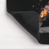 Boxender Tiger mit Boxhandschuhen Kickboxen Lustig Mousepad (Ecke)