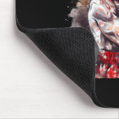 Boxender Wolf mit Boxhandschuhen Kickboxen Lustig Mousepad (Ecke)