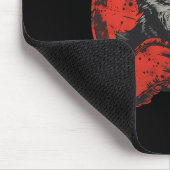 Boxender Wolf mit Boxhandschuhen Kickboxen Lustige Mousepad (Ecke)
