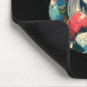 Boxendes Einhorn mit Boxhandschuhen Kickboxen Süß Mousepad (Ecke)