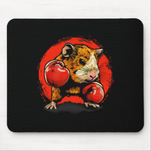 Boxendes Meerschweinchen mit Boxhandschuhen Kickbo Mousepad