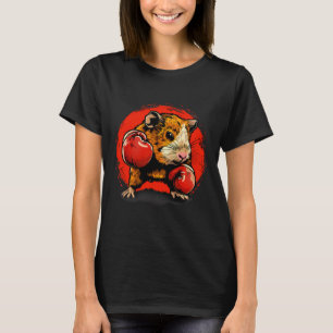 Boxendes Meerschweinchen mit Boxhandschuhen Kickbo T-Shirt