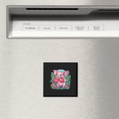 Boxendes Schwein mit Boxhandschuhen Kickboxen Lust Magnet (In Situ (Geschirrspüler))