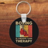 Boxenson Vintag Boxing Boxer Schlüsselanhänger (Vorderseite)