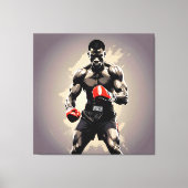 Boxer1 Leinwanddruck (Vorderseite)