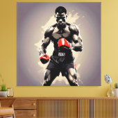 Boxer1 Leinwanddruck (Insitu (Wohnzimmer))