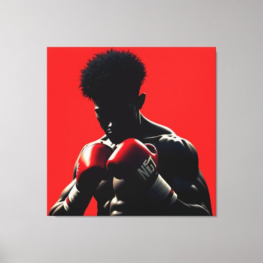 Boxer2 Leinwanddruck (Vorderseite)