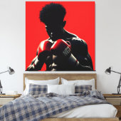 Boxer2 Leinwanddruck (Insitu (Schlafzimmer))