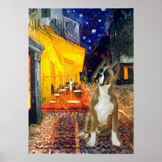 Boxer 1cr - Terrassencafé Poster (Vorne)