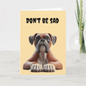 Boxer 40. Geburtstag Karte (Vorderseite)