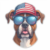 Boxer 4. Juli Aufkleber (Vorderseite)