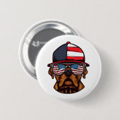 Boxer 4. Juli Button (Vorne & Hinten)