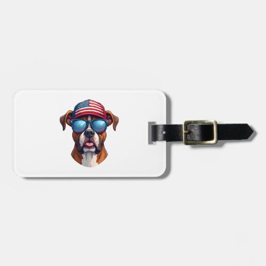Boxer 4. Juli Gepäckanhänger (Vorderseite horizontal)