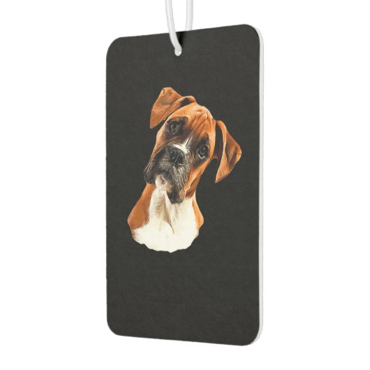 Boxer A Beautiful Boxer Head Tilt Classic T-Shirt Autolufterfrischer (Links)