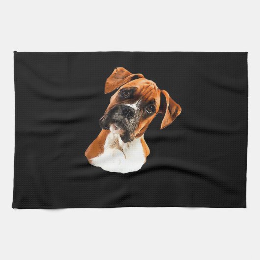 Boxer A Beautiful Boxer Head Tilt Classic T-Shirt Geschirrtuch (Horizontal)