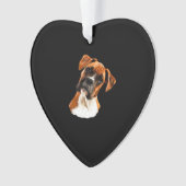 Boxer A Beautiful Boxer Head Tilt Classic T-Shirt Ornament (Vorderseite)