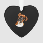 Boxer A Beautiful Boxer Head Tilt Classic T-Shirt Ornament (Vorderseite)