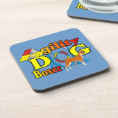 Boxer Agility Getränkeuntersetzer (Linke Seite)