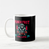 Boxer Ape Punch Erster Boxen-Affe Kaffeetasse (Links)