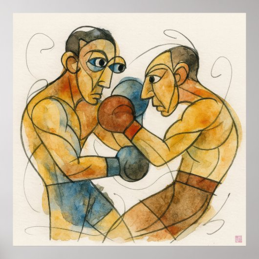 Boxer - Archivdruck Poster (Vorne)
