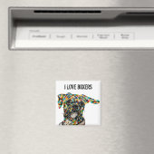 Boxer Art Magnet (In Situ (Geschirrspüler))