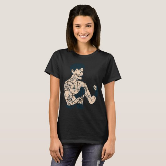 Boxer Athlete oder Boxer T-Shirt (Vorne ganz)