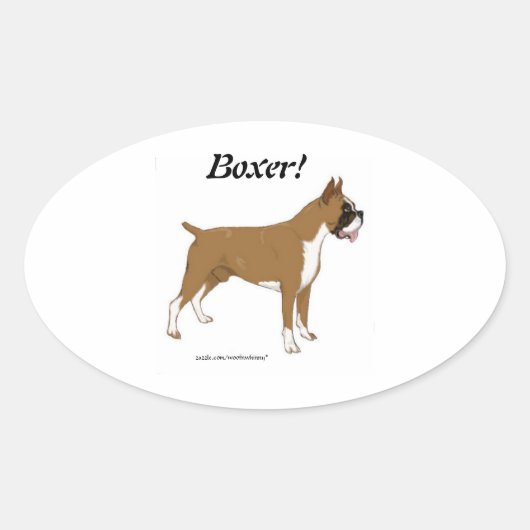 Boxer! Aufkleber (Vorderseite)