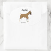 Boxer! Aufkleber (Tasche)