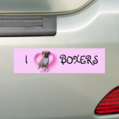 Boxer-Autoaufkleber der Liebe I Autoaufkleber (Auf Auto)