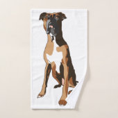 Boxer Badhandtuch Set (Handtuch)