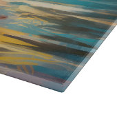 Boxer Beach Surfen Malerei Schneidebrett (Ecke)