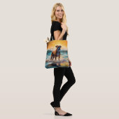 Boxer Beach Surfen Malerei Tasche (Am Model)