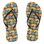 Boxer Beach Surfmalerei Badesandalen (Fußbett)