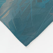 Boxer Beach Surfmalerei Fleecedecke (Ecke)