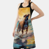 Boxer Beach Surfmalerei Schürze (InSitu)