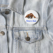 Boxer beherrschen Stecknadel Button (Beispiel)
