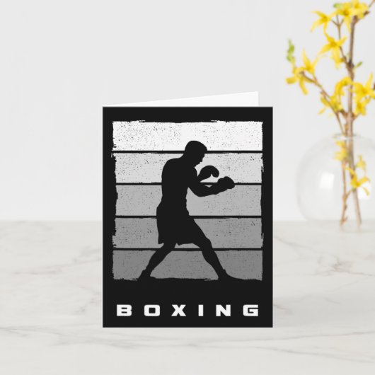 Boxer-Bekleidung 1 Karte (Gelbe Blume)