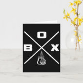 Boxer-Bekleidung Karte (Gelbe Blume)