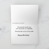 Boxer Birthday Card Karte (Innenseite)